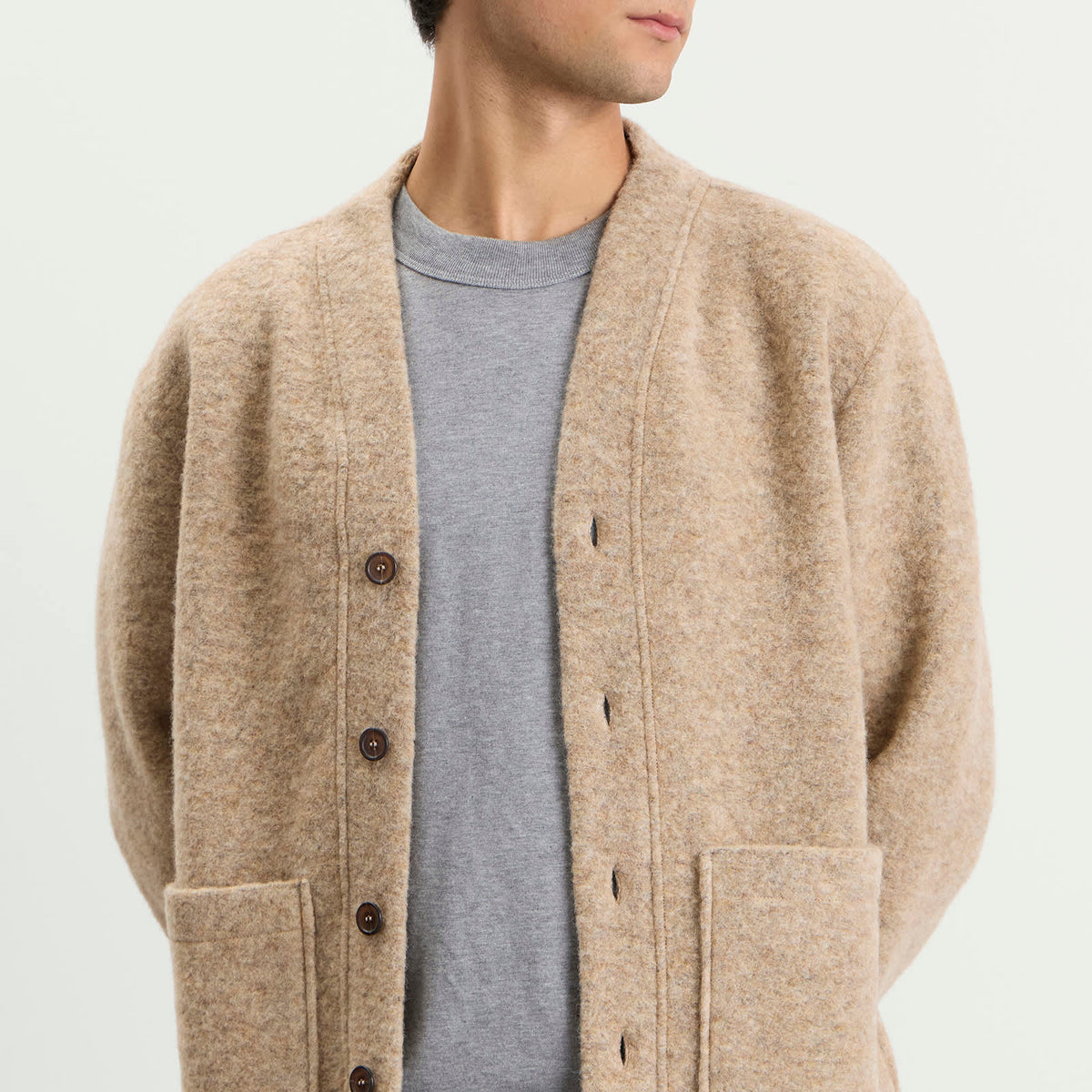 Universal Works Wool Fleece Advance Cardigan