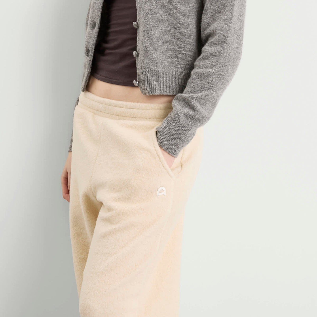 Dunst Boucle Wide Leg Sweatpants
