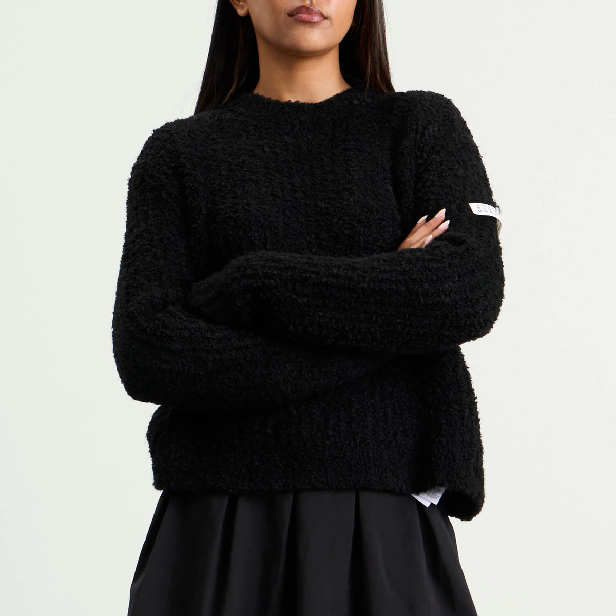 MM6 Maison Margiela Textured Rib Knit Jumper