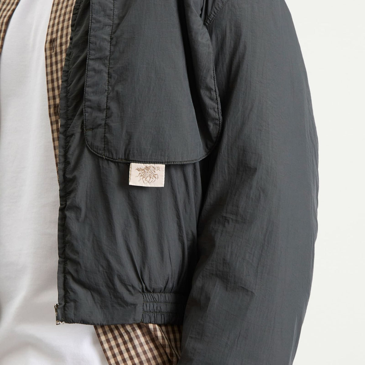 Ranra Purs Padded Nylon Hoodie Jacket