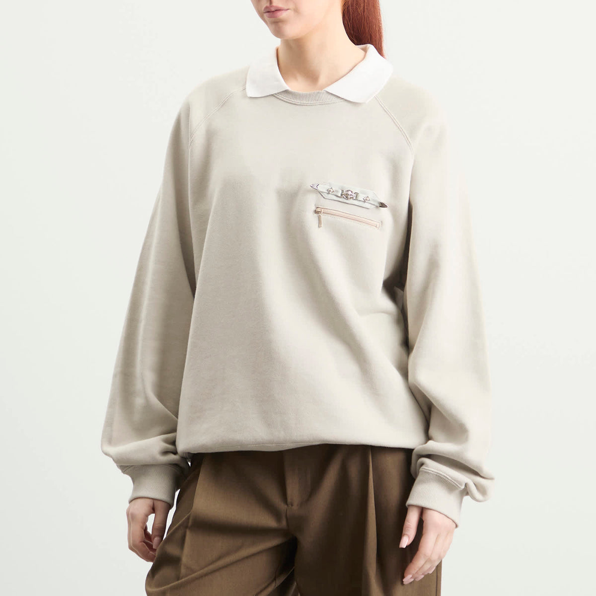 TOGA Polo Collar Sweatshirt