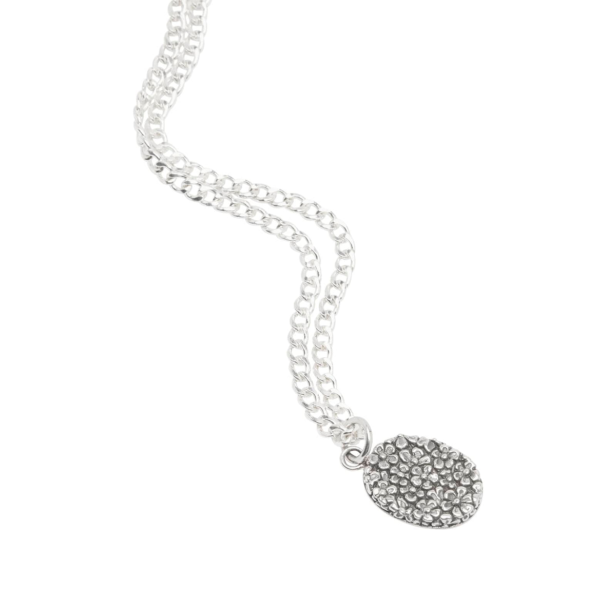 Maple Floral Pendant & Chain Necklace