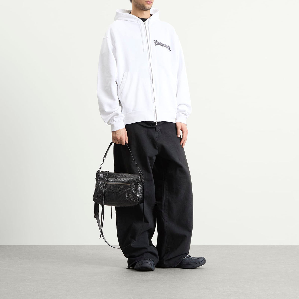 Balenciaga Le City Moto Leather Bag