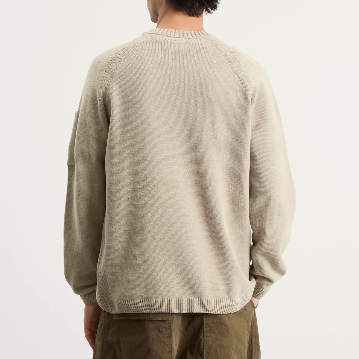 C.P. Company Cotton Chenille Crewneck Lens Sweater