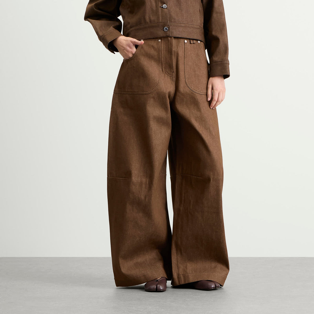 Simone Rocha Wide Leg Utility Curve Jeans