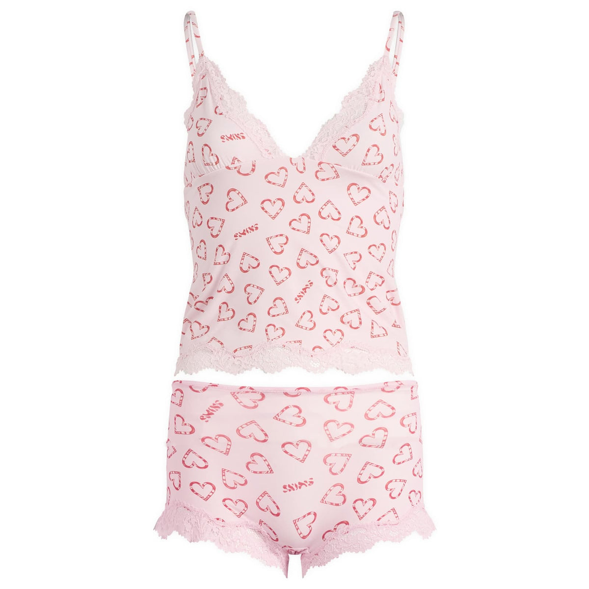 SKIMS Fits Everybody Lace Cami & Boyshort Set