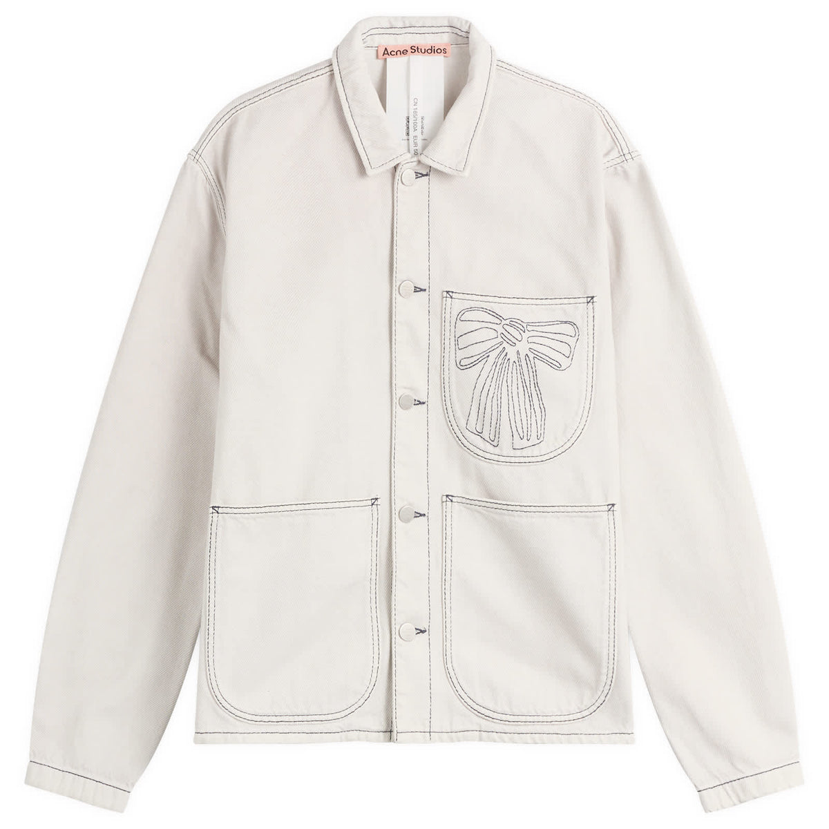 Acne Studios Bow Denim Chore Jacket