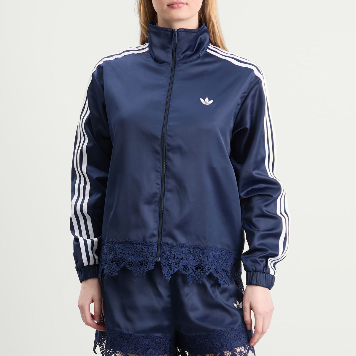 adidas Firebird Satin Lace Track Top