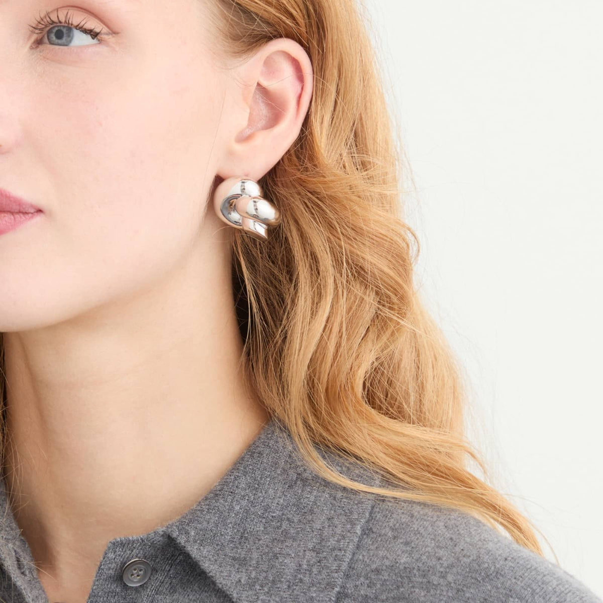 Missoma x Lucy Williams Knot Oversized Stud Earrings