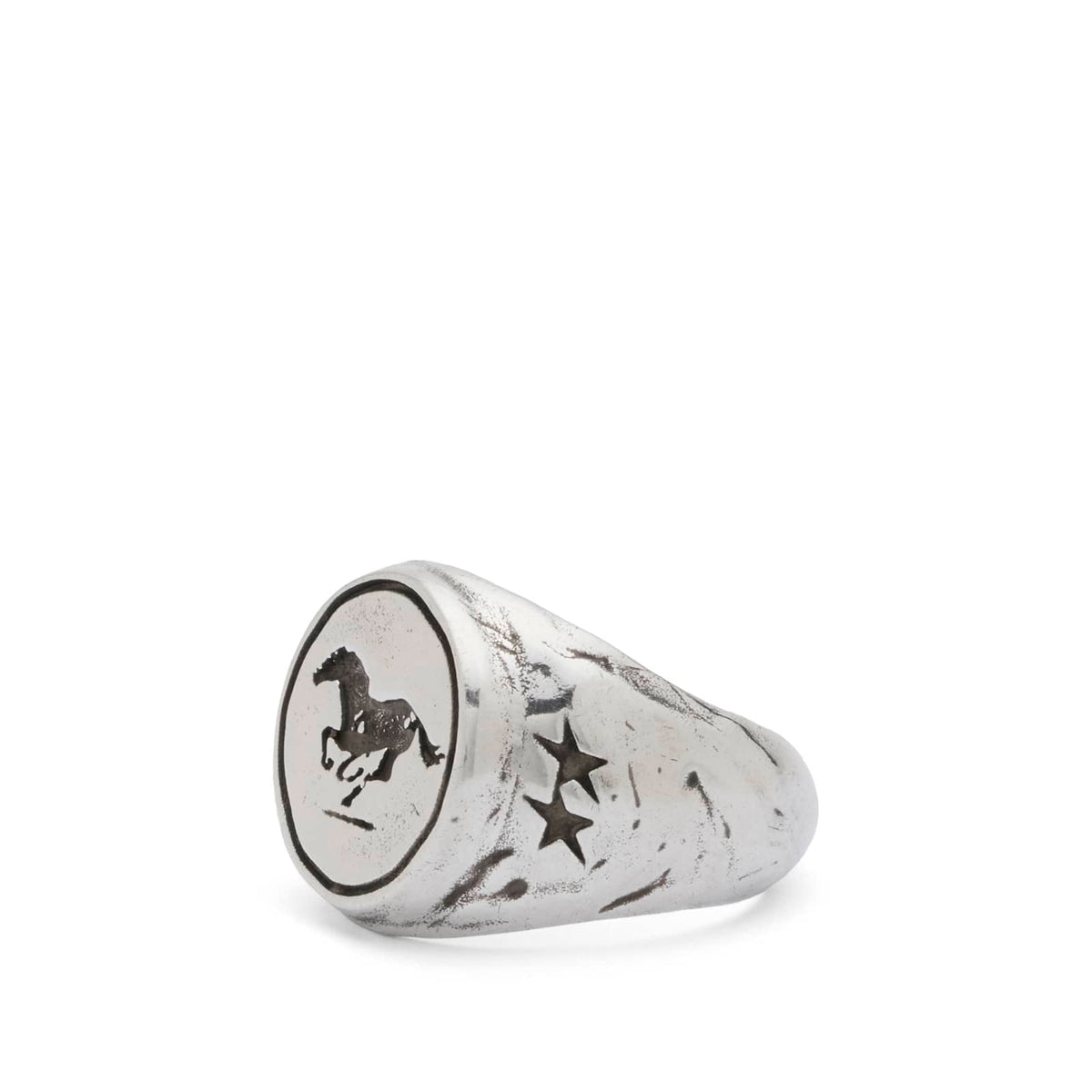 TwoJeys Galloping Signet Ring