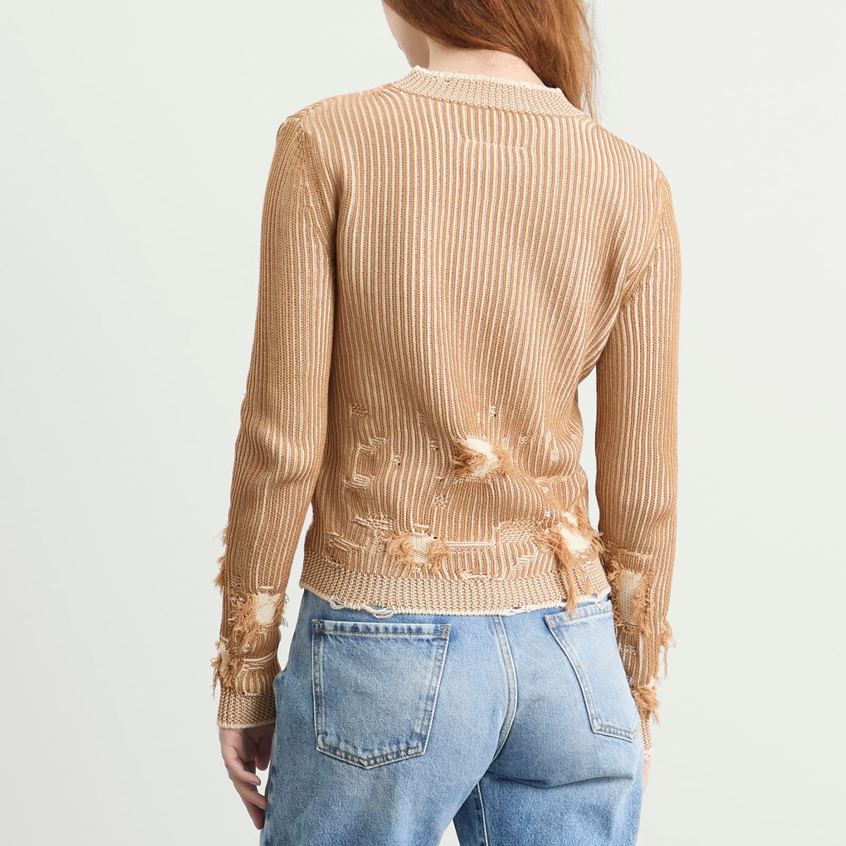 MM6 Maison Margiela Shredded Knit Jumper