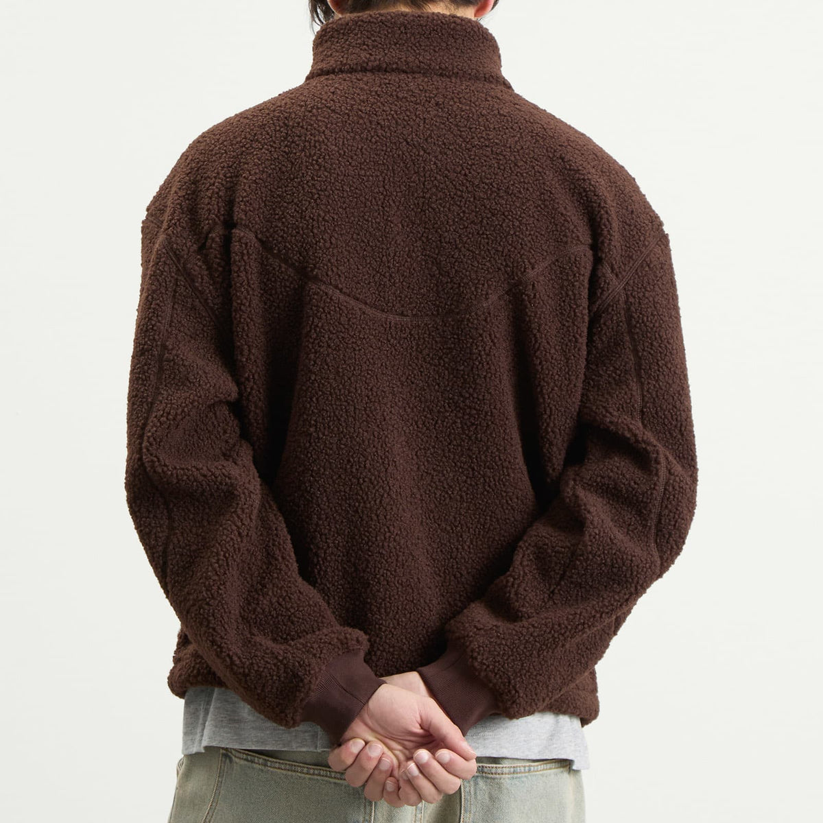 Dime Polar Fleece Sherpa Zip Jacket