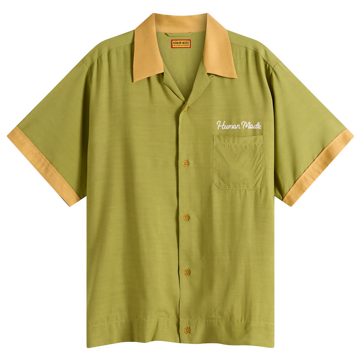 Human Made Chain Stitched Bowling Shirt
