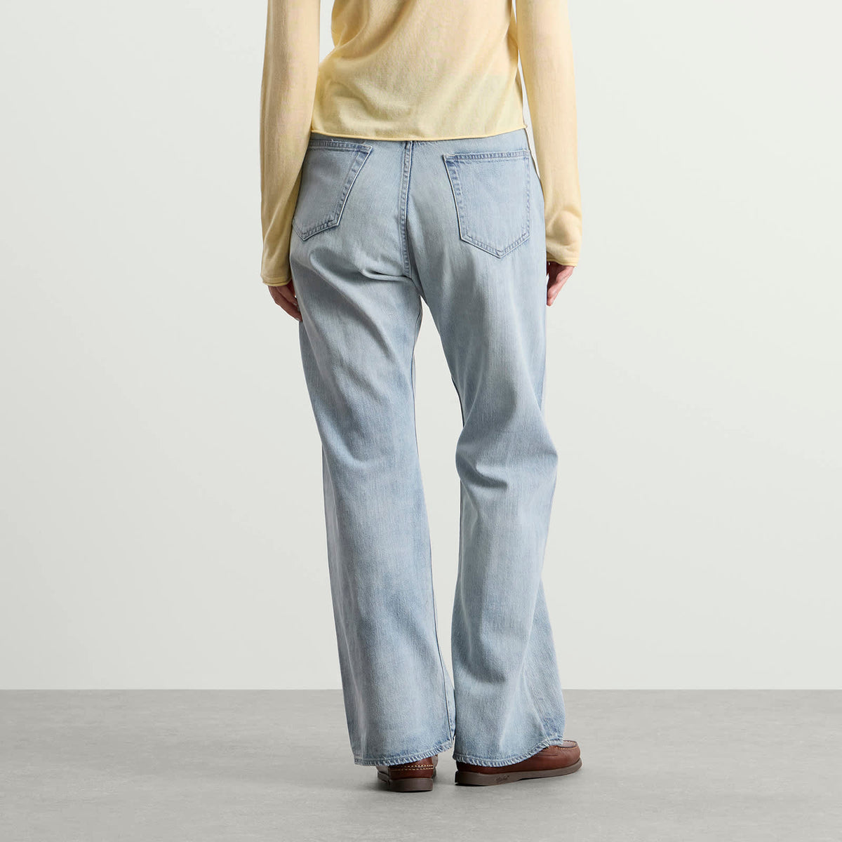 Auralee Faded Selvedge Light Denim Pants