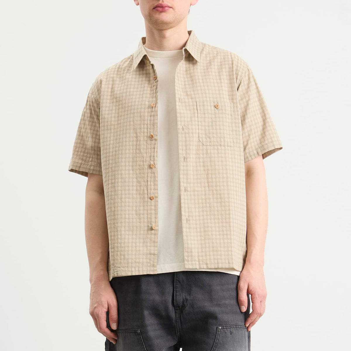Khakis Border Check Shirt