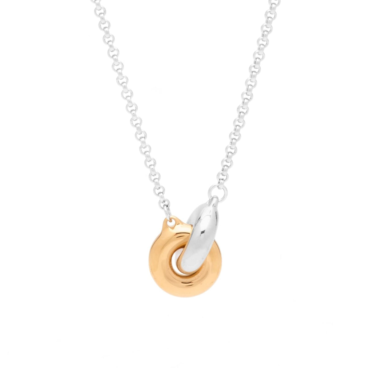 Tom Wood 20.5" Sphere Double Pendant Necklace