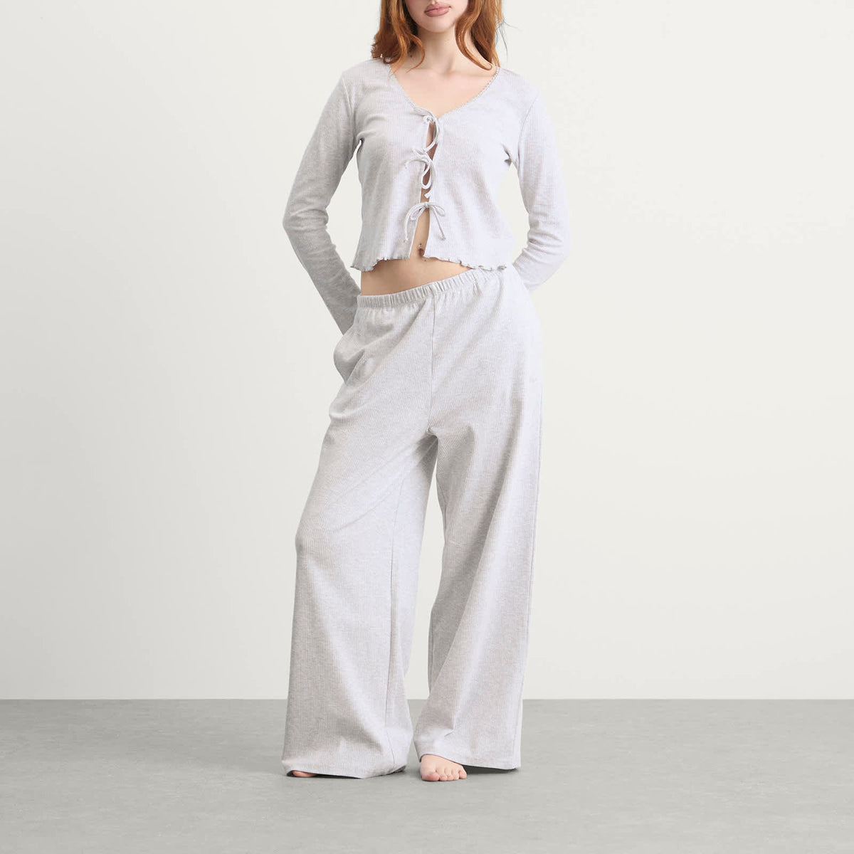 TALA Sleep Lounge Tie Cardigan