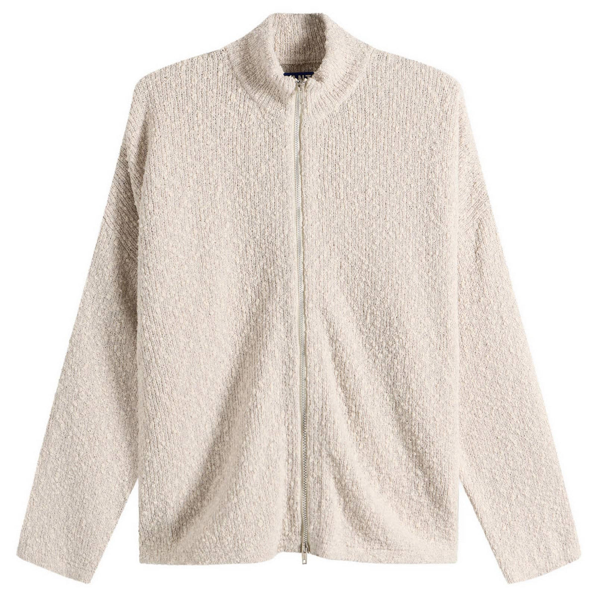 PICANTE Boucle Funnel Zip Through Knit