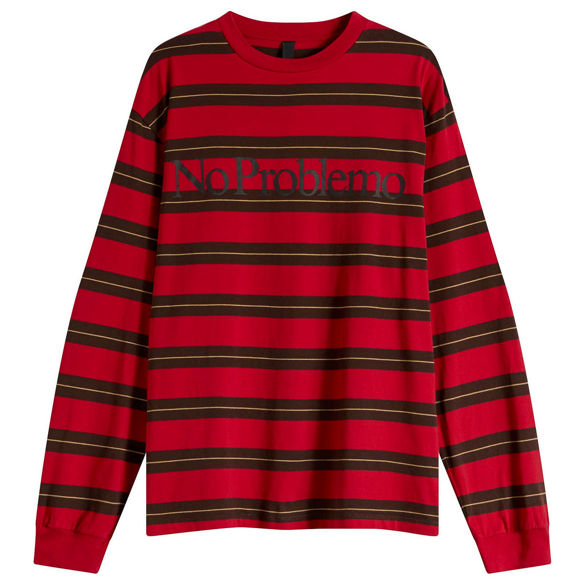 No Problemo No Problemo Striped LS Tee