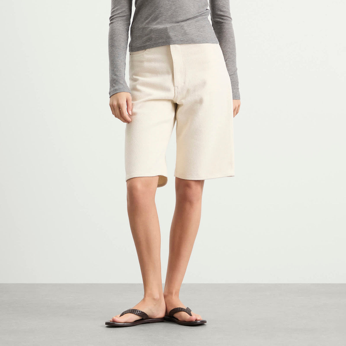 Auralee Denim Wide Shorts