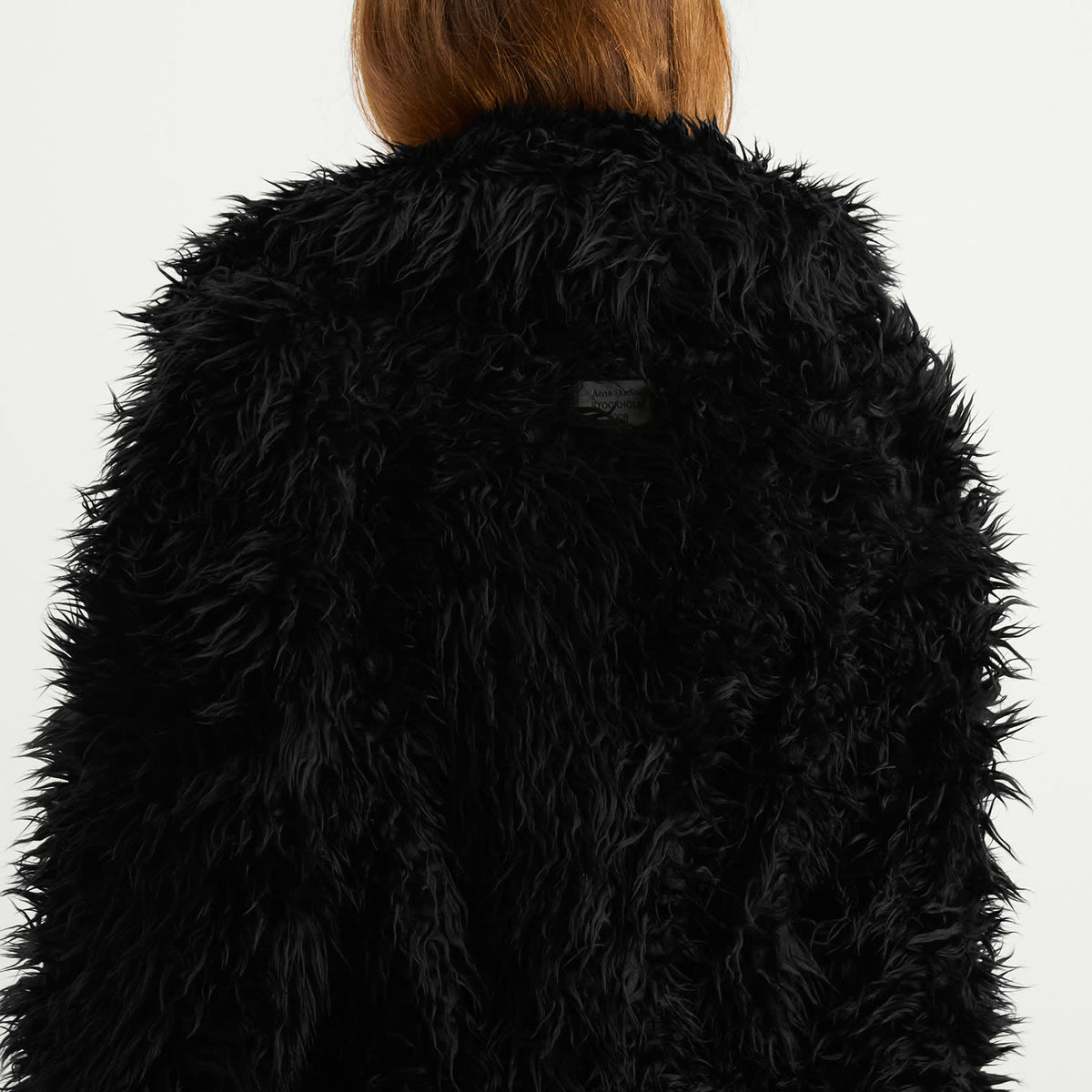 Acne Studios Oflama Long Messy Faux Fur Coat