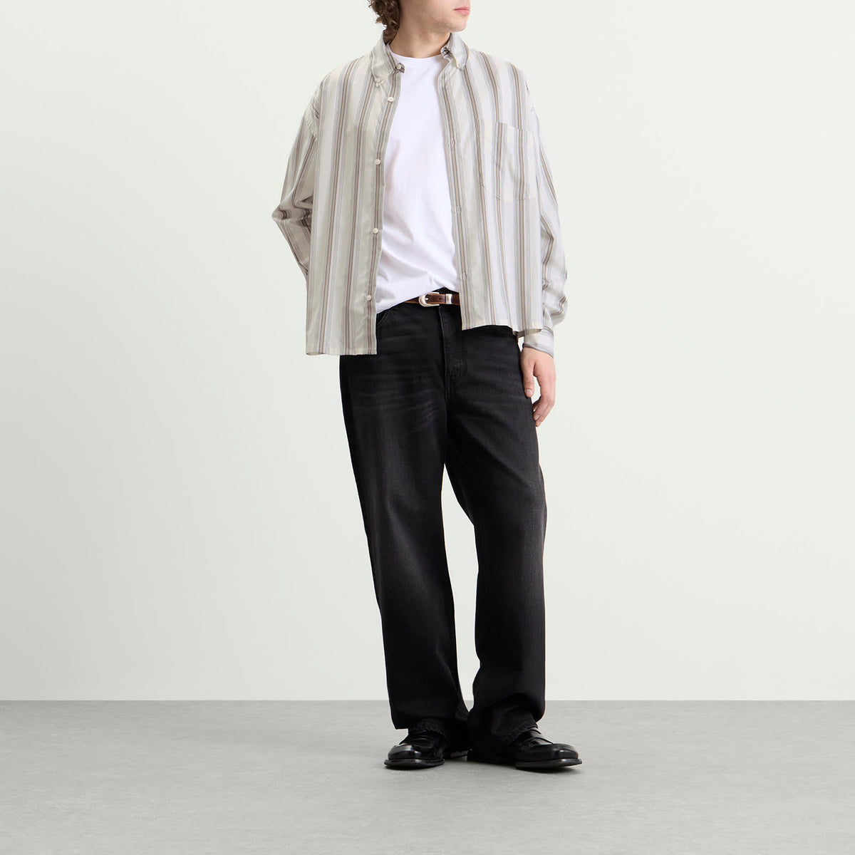 Won Hundred Maza Stripe Shirt