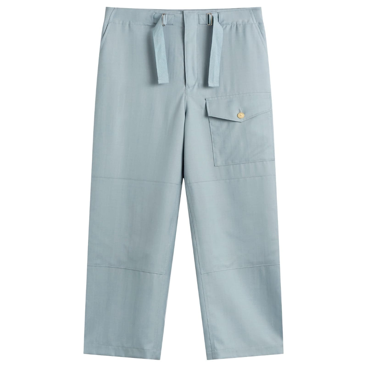 Auralee Wool Herringbone Cargo Pants