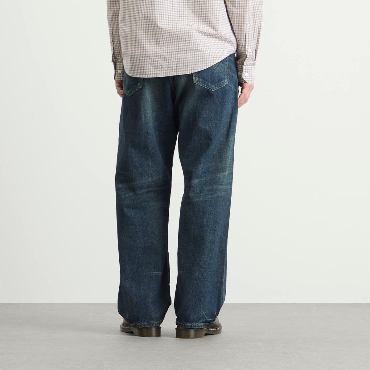 Neighborhood Washed Denim DP Wide Jeans