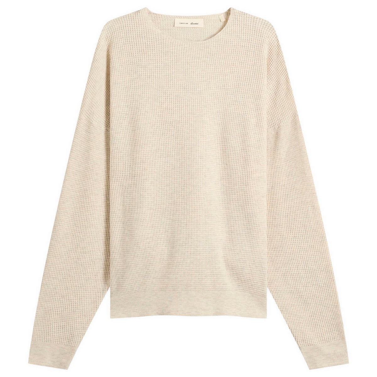 Fear of God ESSENTIALS Signature Waffle 90s Crew Neck Sweats
