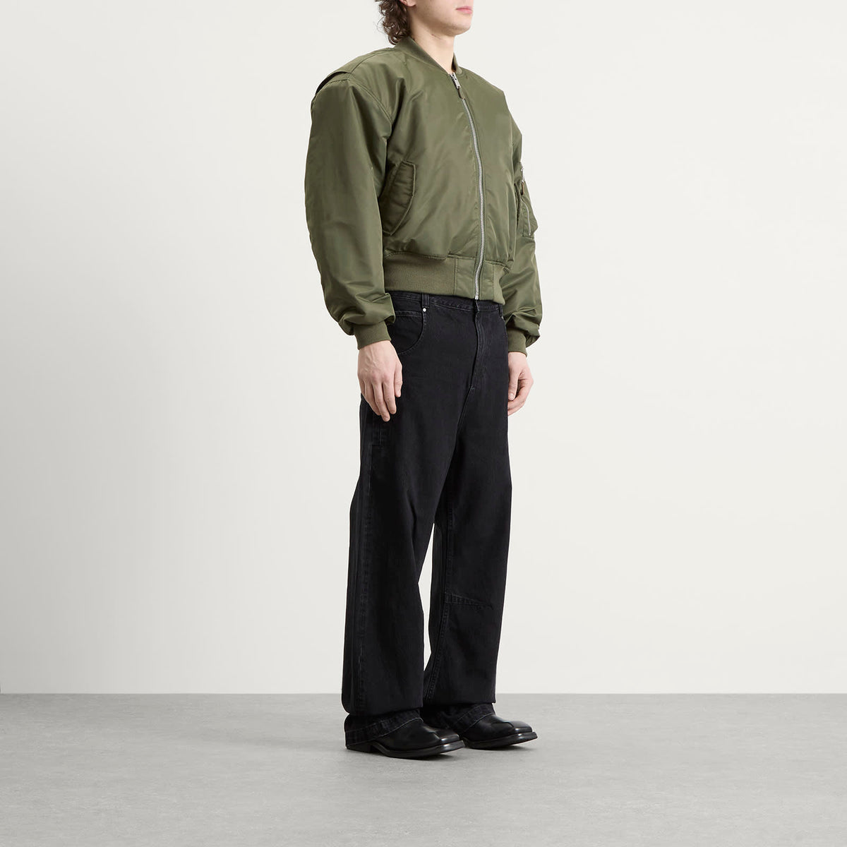 Entire Studios Cropped Broad Bomber