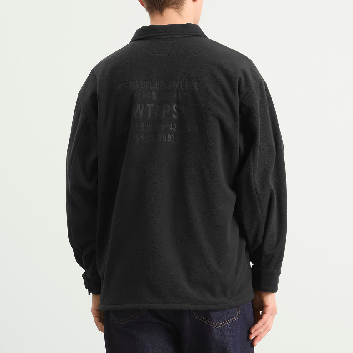 WTAPS Poly Fleece Back Motif Overshirt