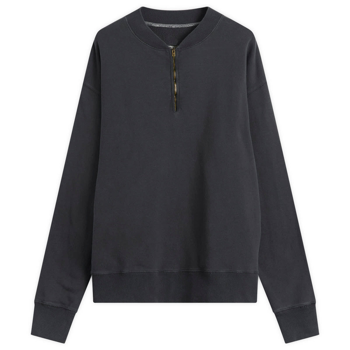 Maison Margiela Zip Neck Washed Sweatshirt