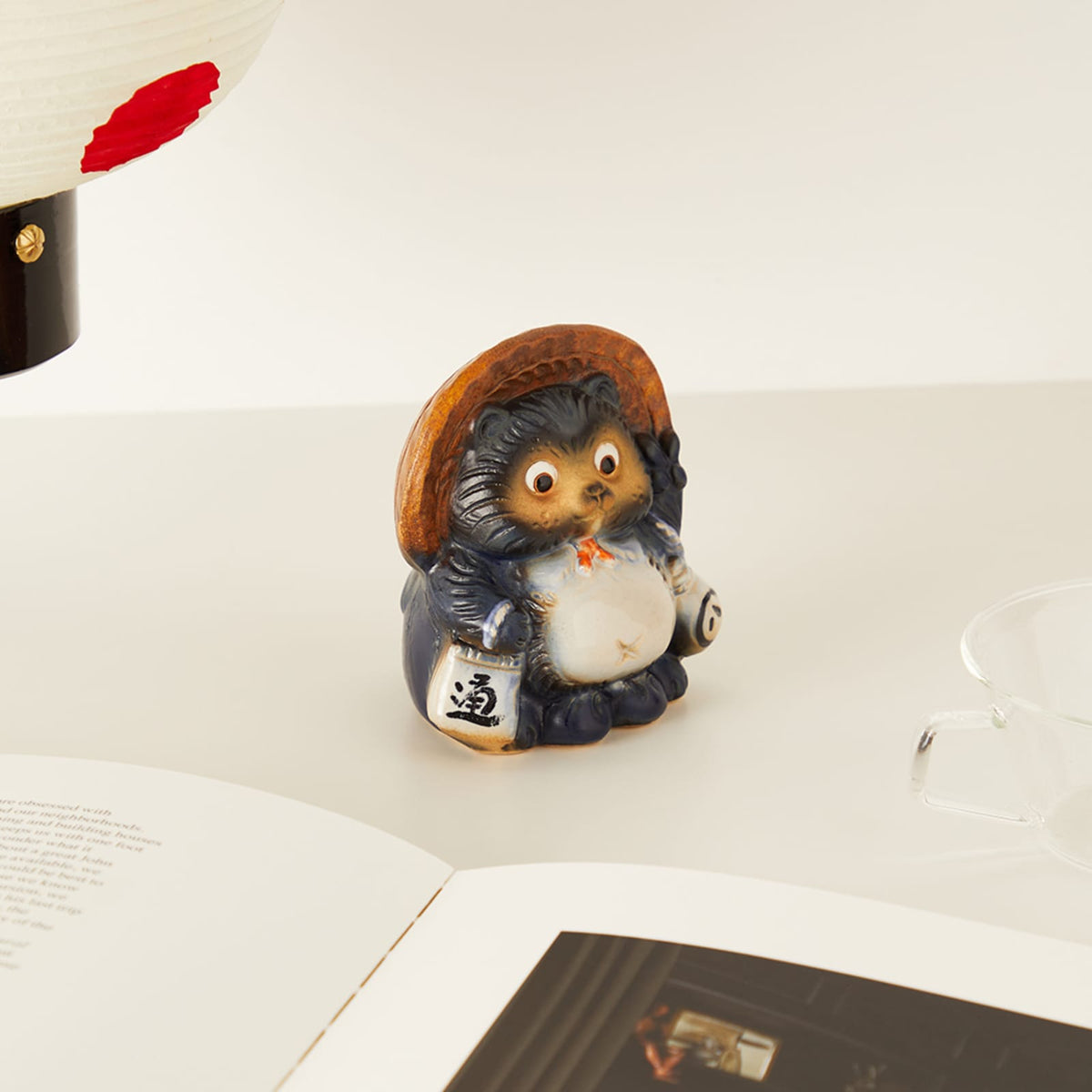 BEAMS JAPAN Fortune Raccoon Dog Piggy Bank