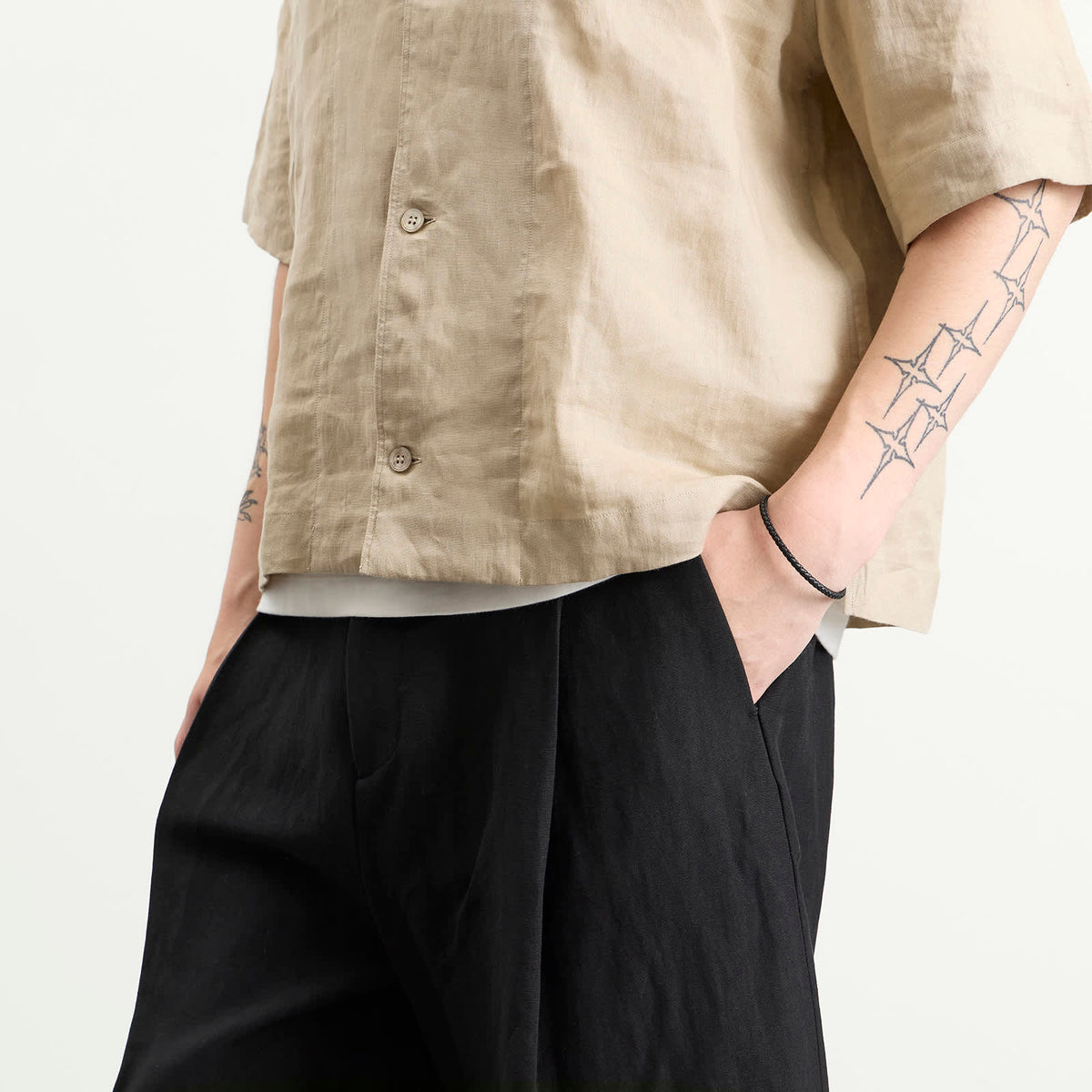 Miansai Ames Braided Leather Bracelet