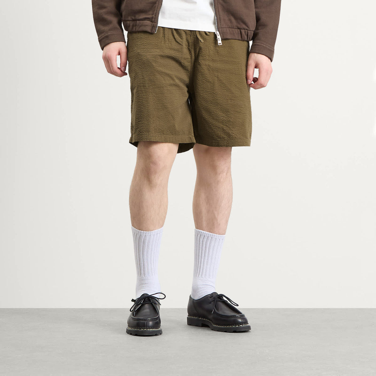 Foret Hush Seersucker Shorts