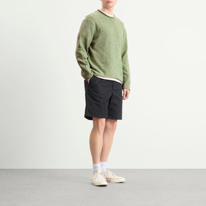 Folk Slouch Crew Jumper Light Sage – END.