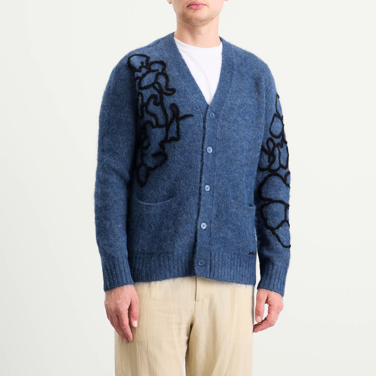 NN07 Kyle Floral Pattern Cardigan