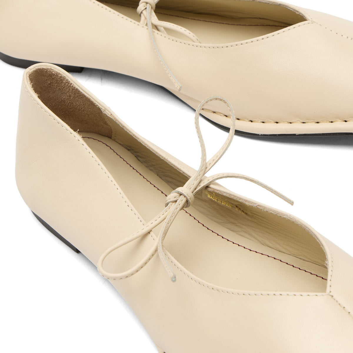 ALOHAS Sway Leather Ballet Flats