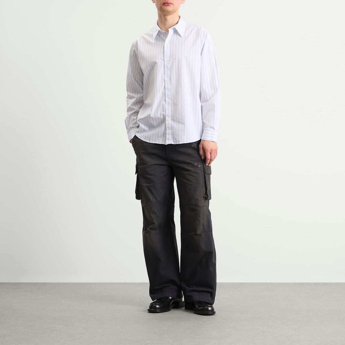 Mfpen Business Stripe Evening Shirt