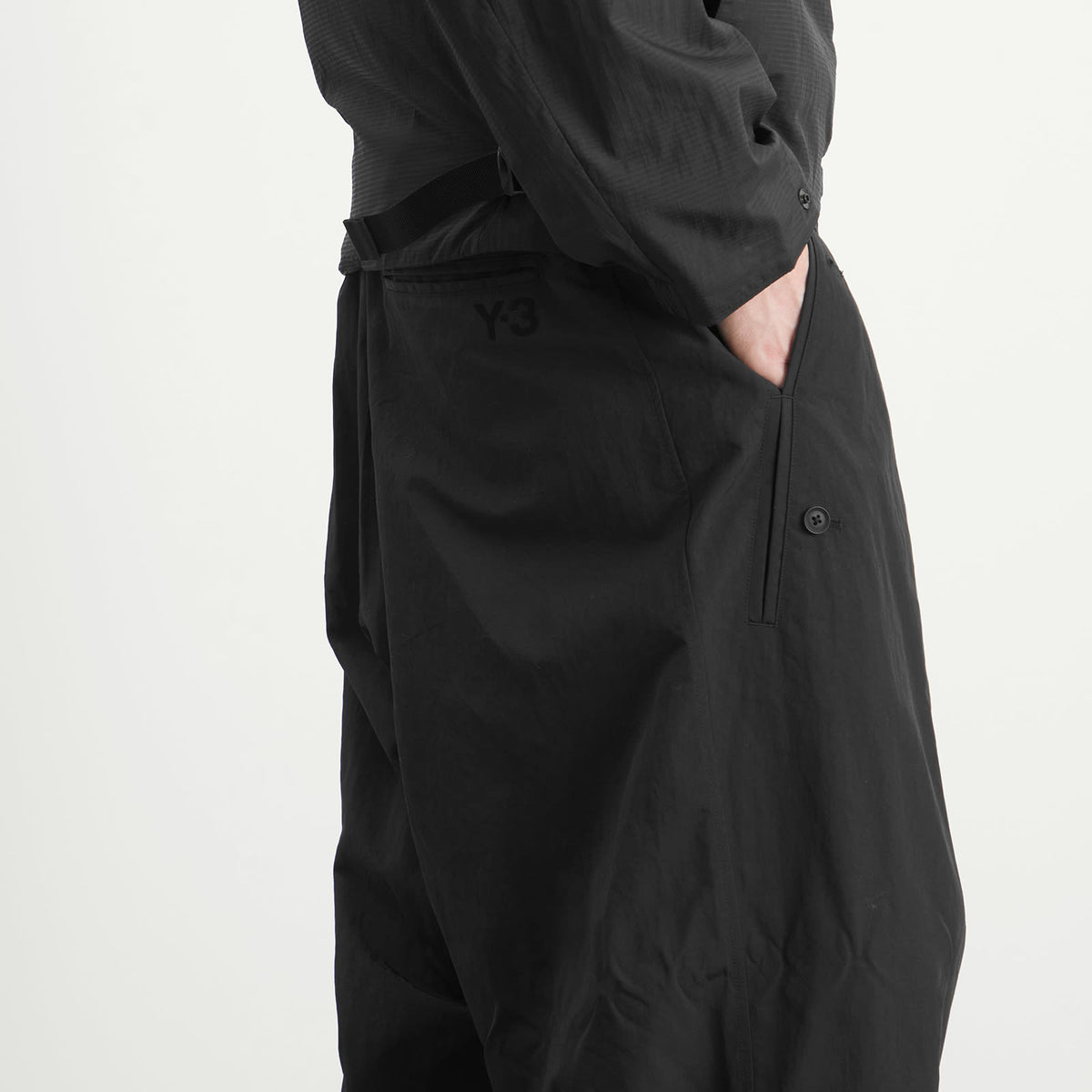 Y-3 Nylon Belted Trouser