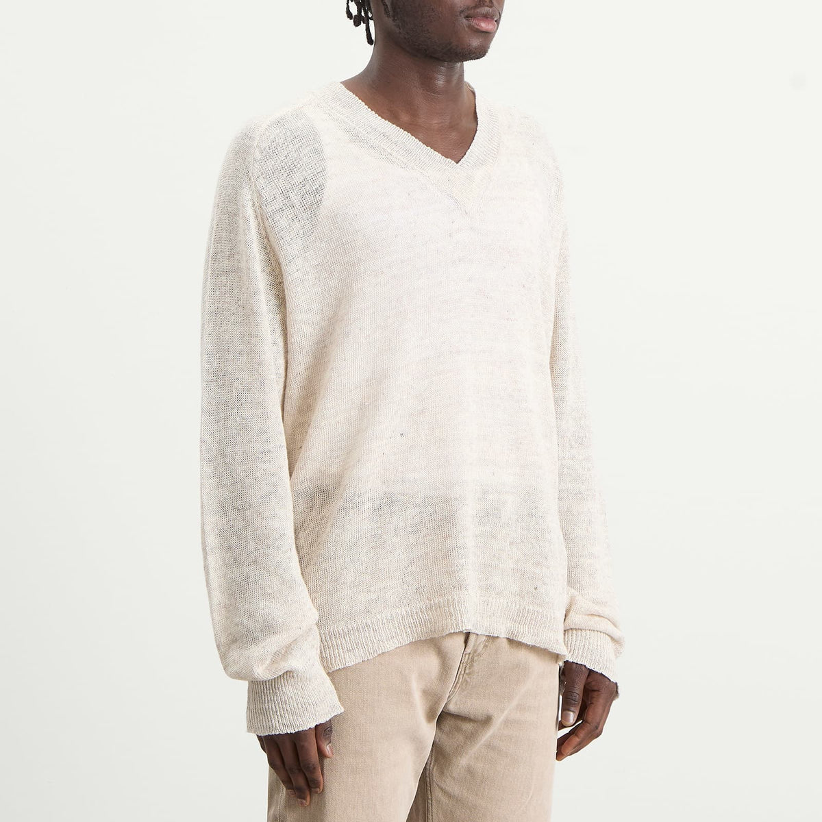 Our Legacy Linen Rue V-Neck Jumper