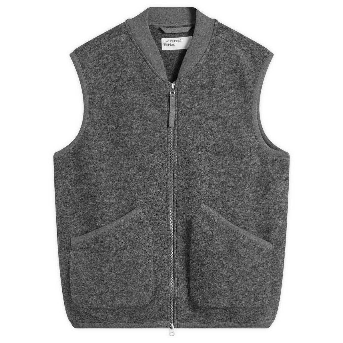 Universal Works Wool Fleece Zip Waistcoat - Presented by END.
