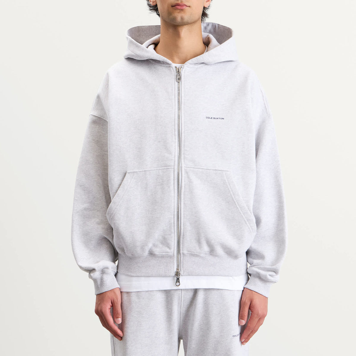 Cole Buxton Mini Logo Zipped Hoodie