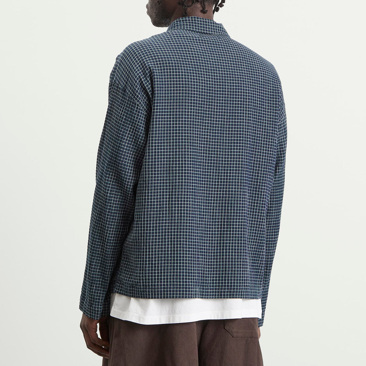 YMC Waffle Check PJ Shirt
