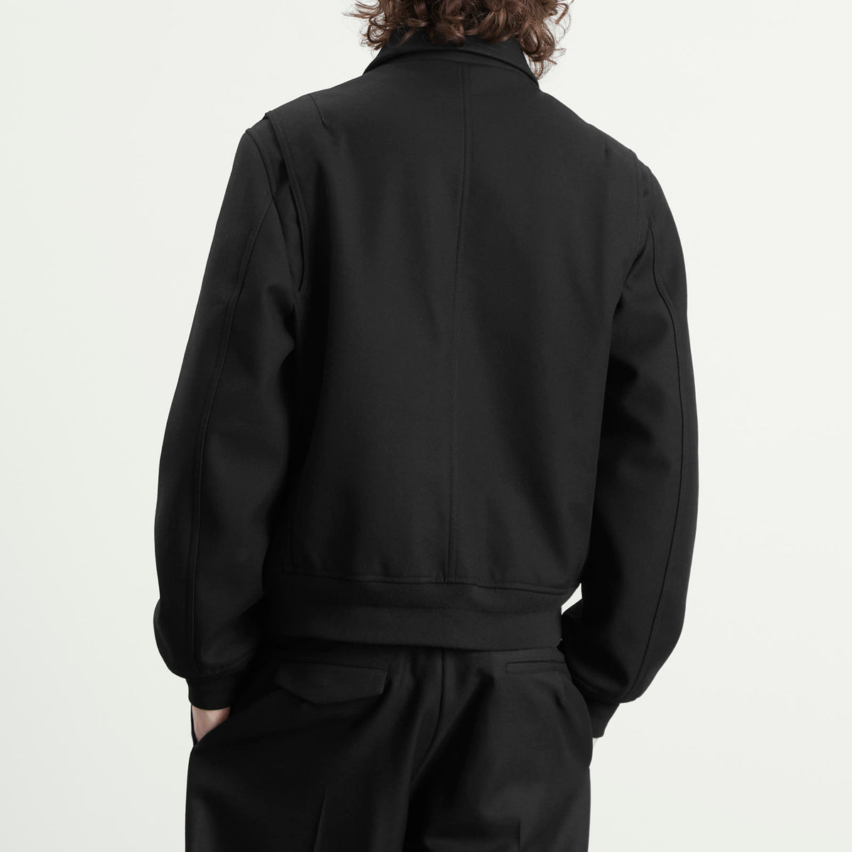 Casablanca Black Wool Blouson