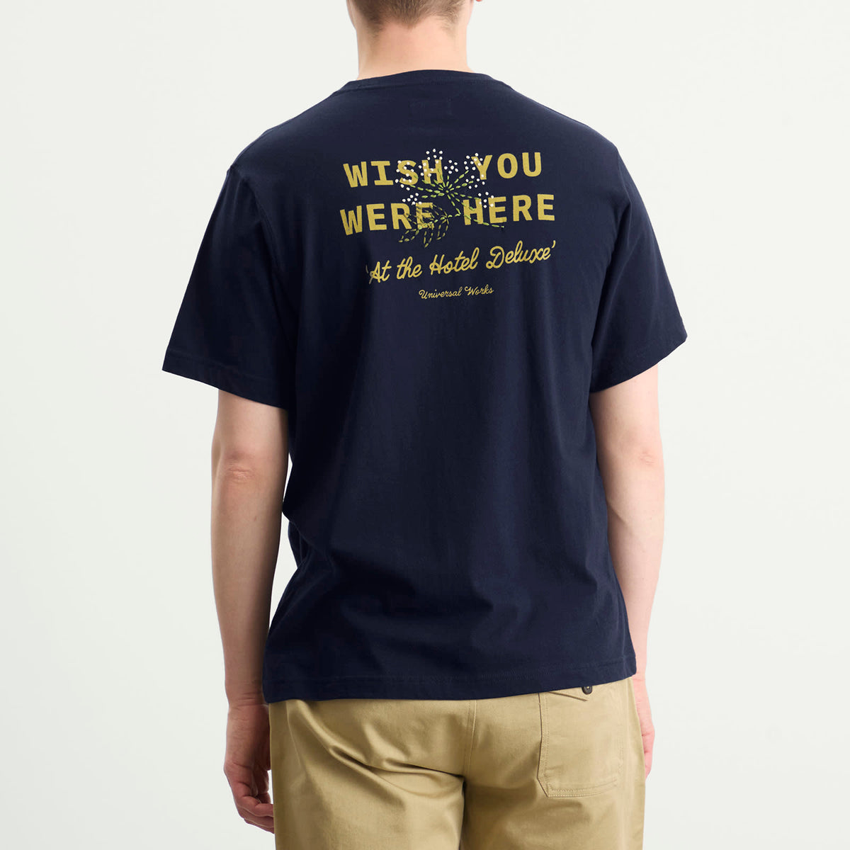 Universal Works Wish You Were Here T-Shirt
