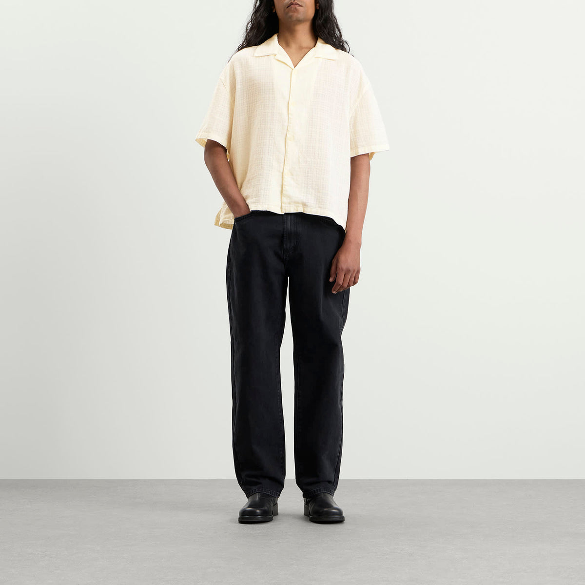 MKI Loose Weave Check Vacation Shirt