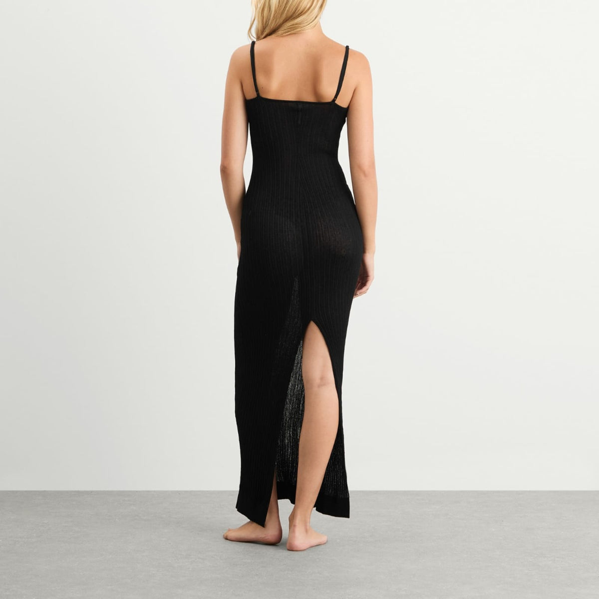 SKIMS Sheer Knit Midi Dress