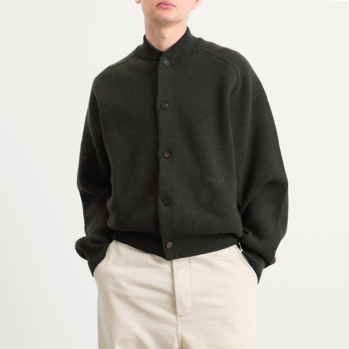 Jacquemus Wool Cashmere Knitted Bomber
