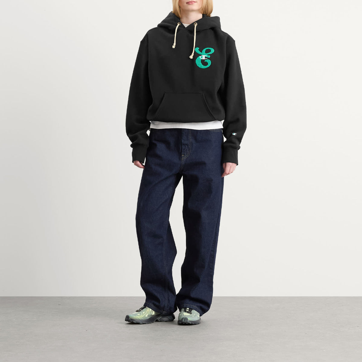 Champion for E by END. Hoodie 'Emerald'